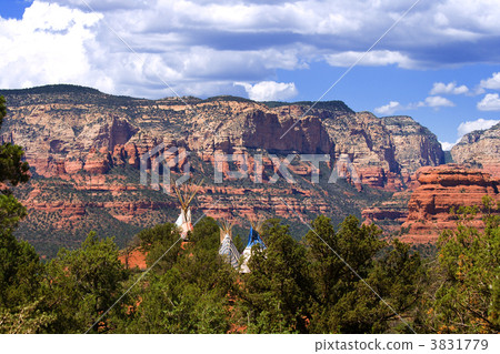 Tipi and Red Rocks Tipi and Red Rocks 3831779