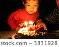 Birthday and candlelight 3831928