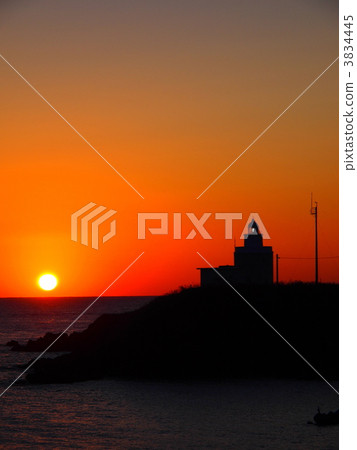 Sunrise Shirakami Cape Lighthouse 3834445
