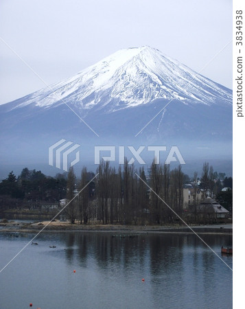 富士山在清晨 3834938
