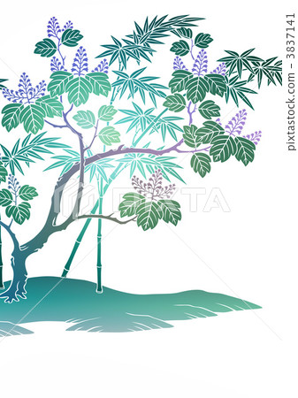 japanese pattern, sasleaf, bamboo grass 3837141