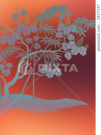 日式 日式圖案 芭蕉葉 3837147