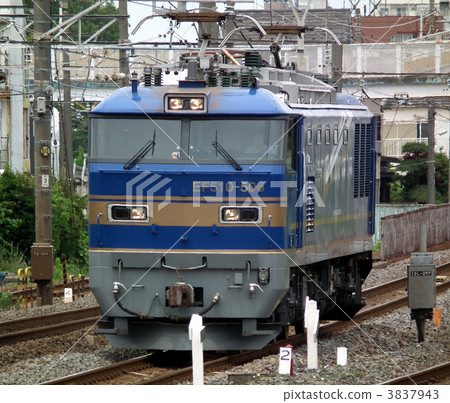 貨運列車EF 510單機Mabashi站 3837943