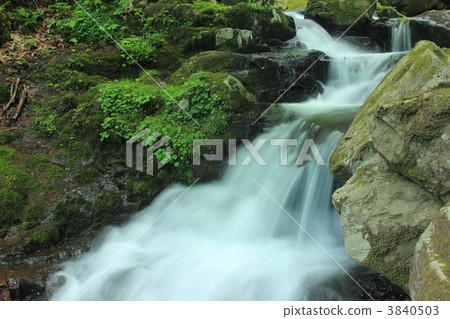 utsue 48 waterfalls, mountain stream, mountain torrent 3840503
