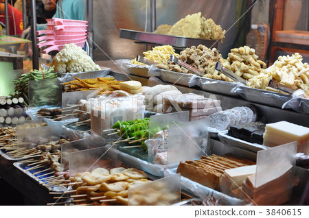 在台灣的夜市 3840615