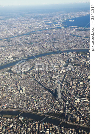 Tokyo Sky Tree Aerial 3841514