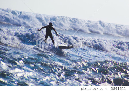 Shonan Coast, Surfer's Silhouette 3841611