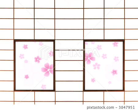 日式客房的櫻花 3847951