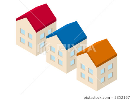 一排房子 一排房子 3852167