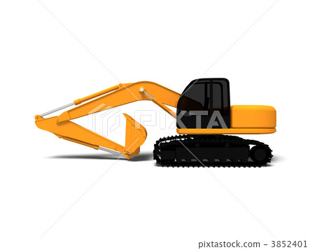 construction vehicle, digger, excavator 3852401