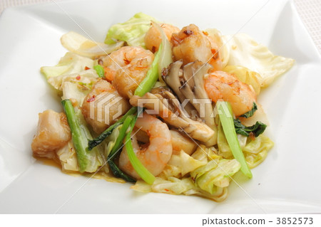 XO醬炒蝦仁和扇貝 3852573