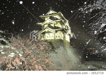 Hirosaki castle of snow 3852719