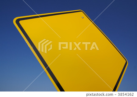 Blank Yellow Road Sign Blank Yellow Road Sign 3854162