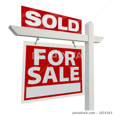 Sold Home For Sale Real Estate Sign 3854163