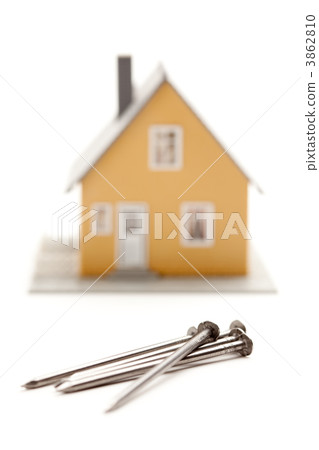 House and Nails Abstract 3862810
