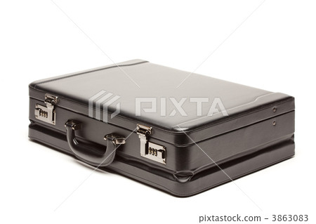 Black Briefcase on White 3863083