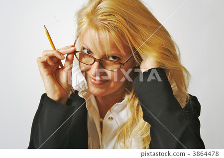 Beautiful Blond Female Flirting Beautiful Blond Female Flirting 3864478