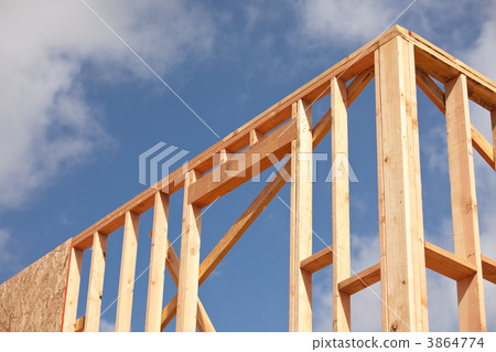 Abstract Home Construction Site 3864774