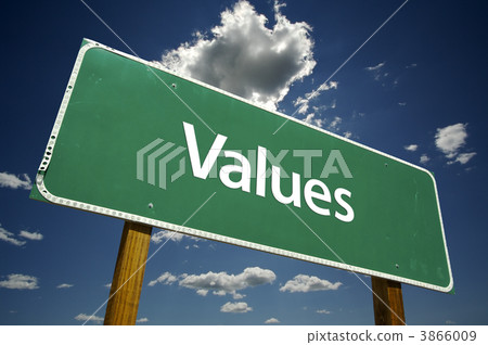 Values Road Sign Values Road Sign 3866009