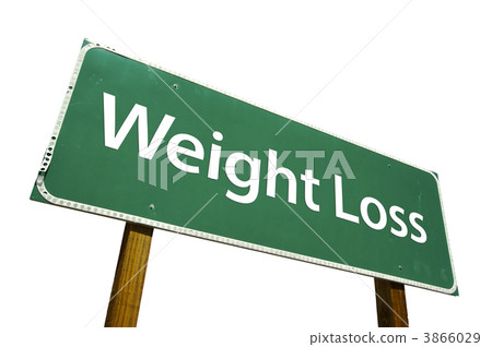 Weight Loss Green Road Sign Weight Loss Green Road Sign 3866029
