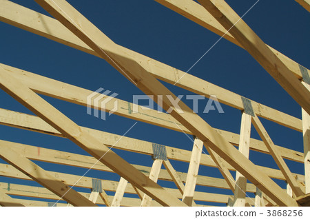 Construction Home Framing Abstract 3868256