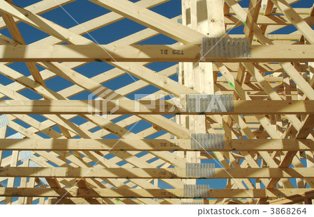 Construction Home Framing Abstract 3868264