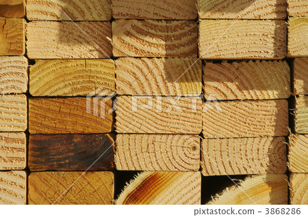 Stack of Construction Wood 3868286