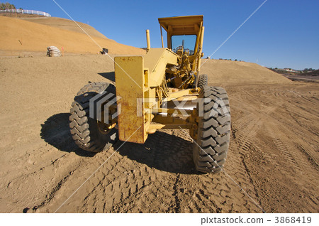 Tractor at a Construction Site 3868419