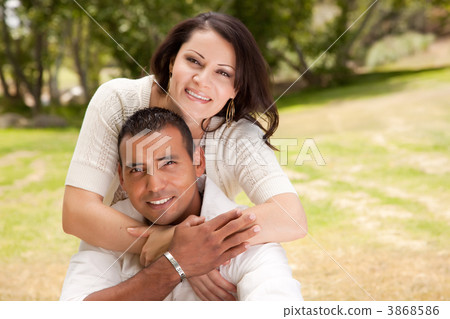 Happy Couple in the Park 3868586