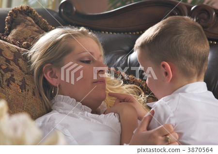Young Mother and Son 3870564