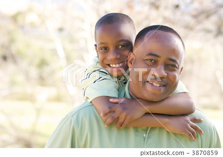 Man and Child Having Fun Man and Child Having Fun 3870859