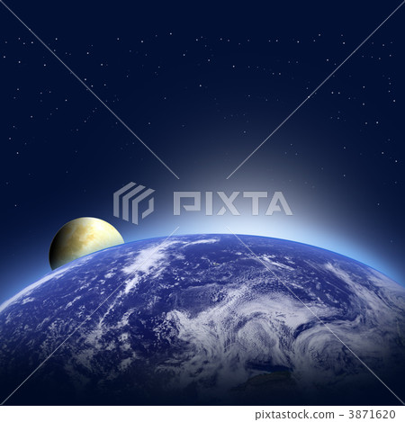 Earth and Moon 3871620