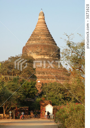 Mingarase di Pagoda of Myanmar Bagan 3871628