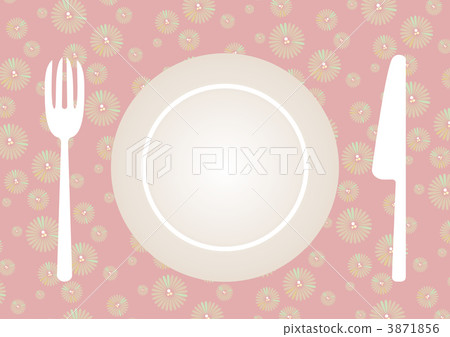 Table setting · flower pattern pink · meal Table setting · flower pattern pink · meal 3871856