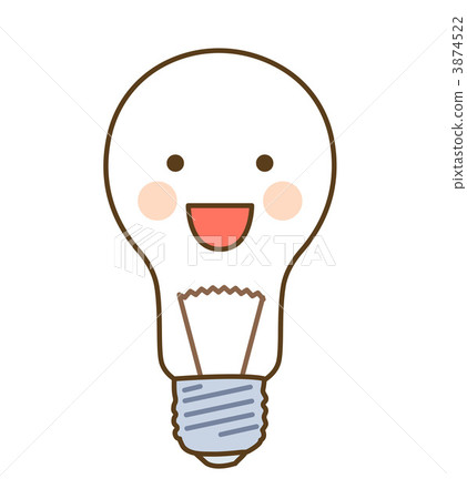A smiling light bulb 3874522