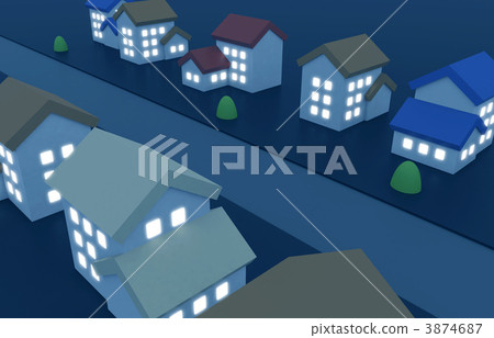 夜晚的城市 3874687