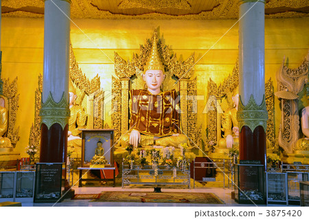 Buddha statue of Monuwa · Shwe Digon Paya 3875420