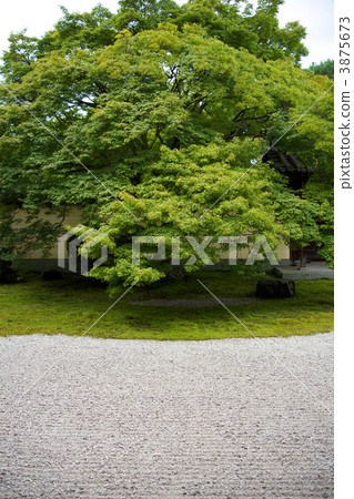 Simple garden of Kyoto Kokoroin Katsuyama Water 3875673