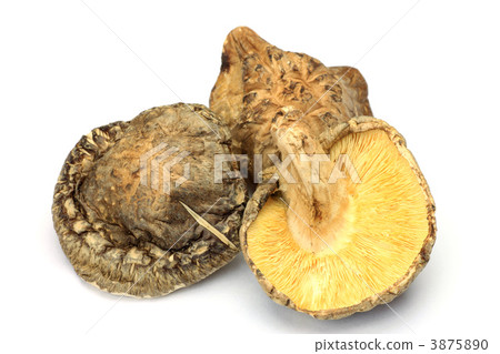 Dried shiitake mushrooms  3875890