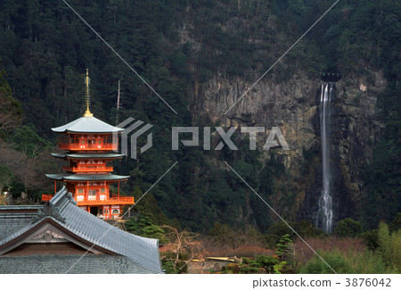 Nachiyama Aoji寺和Nachi瀑布 3876042