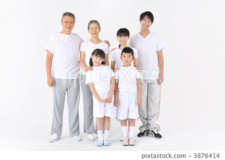 looking at camera, father, grandchild 3876414