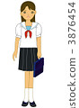 學校女孩高中校服 3876454