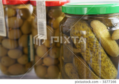 pickle, pickles, bottled 3877166