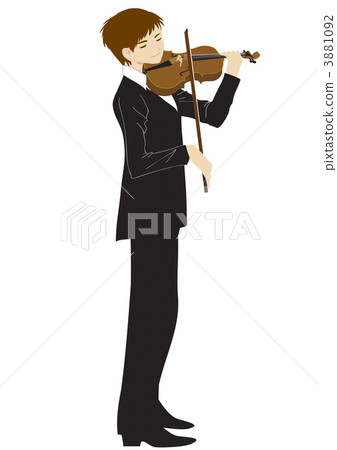 A man playing the violin 3881092