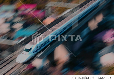 bullet train, shinkansen, the tokaido shinkansen line 3884023