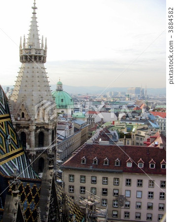 View from Austria Vienna St. Stephen Cathedral 3884582