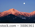 落在Yatsugatake的月亮 3886361