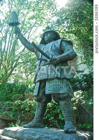 "Sanada Yukimura" statue (Sanko Shrine / Osaka prefecture Osaka shi Tennoji ward Tamadamoto Town) 3886389