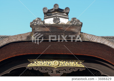 Toyokuni Shrine Gate of the Tang Gate Gori tile 3886829