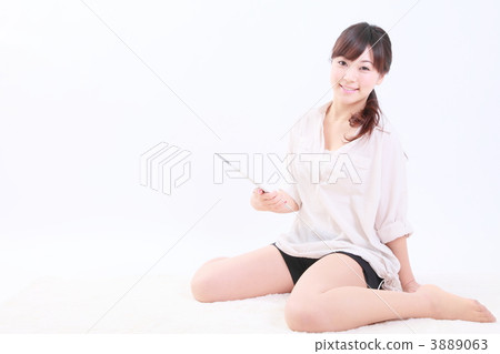 A relaxing woman A relaxing woman 3889063